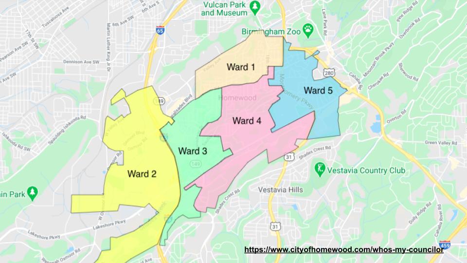 Homewood City Elections - Ward 1 (1)